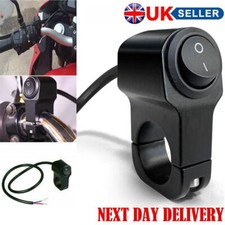 Waterproof Motorbike Motorcycle Handlebar Headlight Fog Spot Light On Off Switch