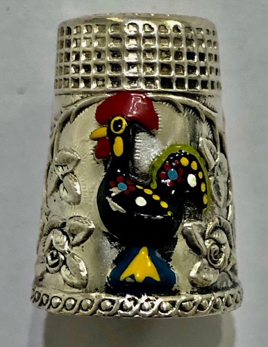 Rare vintage silver enamel - rare,