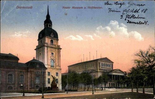 Darmstadt museum theatre 1916 - darmstadt,