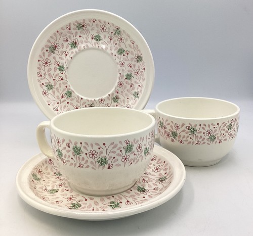 Sarreguemines cup and saucer - and,