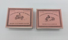 2 x Langley White Metal Models Kits OO Gauge Motor Cycle Window Cleaner