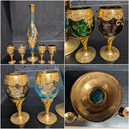 Vintage murano glass decanter - glass,