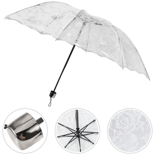 Unique lace umbrella decor - ,