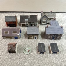 Hornby Lyddle End N Gauge Shop House Bakery Garage Buildings x 10 Bundle Job Lot