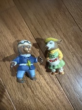 Vintage 1976 Playskool Richard Scarry Puzzletown Sgt. Murphy Mrs Goat Lot
