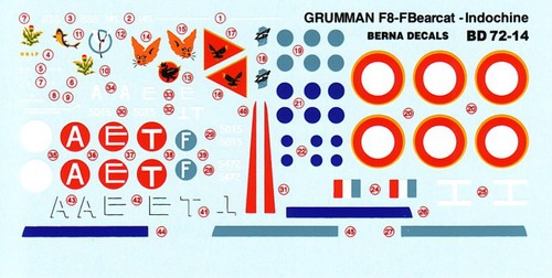 Berna decals bd72 - bd72-14, 1:72
