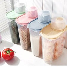 4x Cereal Containers Dispenser