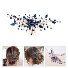  Crystal Comb Headdress Bride Bridesmaid Headpiece for Women Wedding Bridal Hair