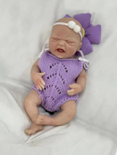 7Boy Micro Preemie Full Body Silicone Crybaby Doll "Ethan" Lifelike Mini Reborn
