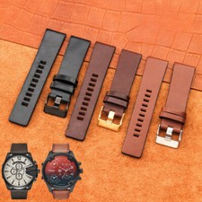 Genuine Cowhide Leather Watch Band Straps Mens 22/24/26/28/30/32/34mm for Diesel