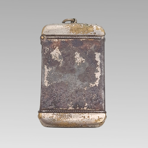 Vintage match safe vesta - match, case