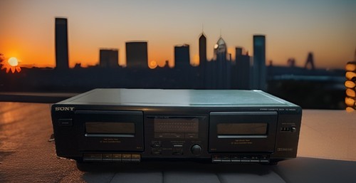 Sony we305 dual cassette - sony, tc-we305