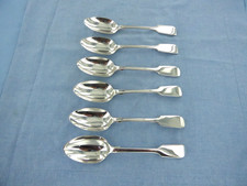 AN ANTIQUE SET OF SIX STERLING