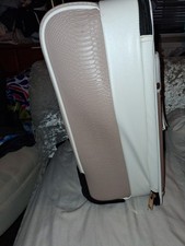 River Island rose gold suitcase