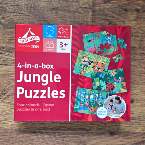 Carousel jungle animals - jungle, puzzle