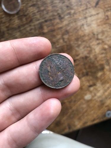 George 1828 copper - 1828, farthing