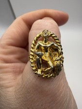 Gold Tone Saint Christopher