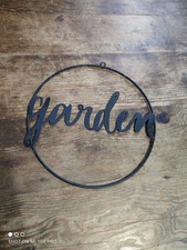 Metal Garden Wall Plaque /Decoration Unbranded Garden Sign