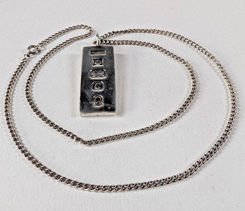 Vintage silver ingot - silver,