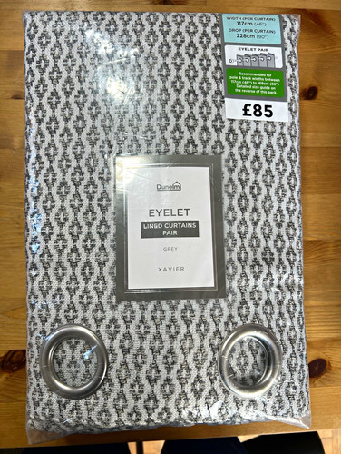Dunelm xavier geometric eyelet - dunelm,