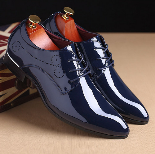 Mens brogues patent leather - brogues,