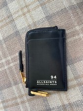 NEW BLACK LEATHER ALLSAINTS