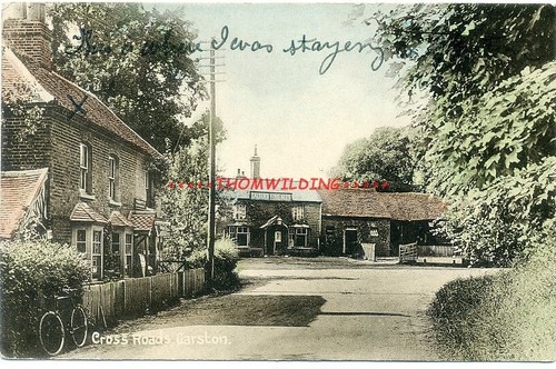 Garston cross roads - cross, salters