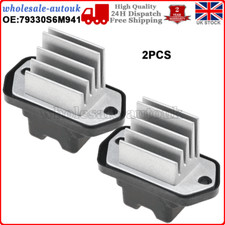 2PCS Blower Fan Motor Heater Resistor 79330S6M941 For Honda Civic Accord Acura