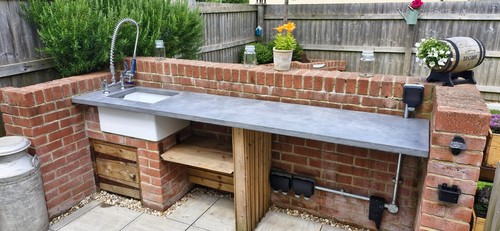 Concrete garden - concrete,