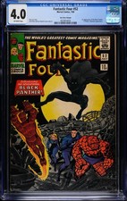 Fantastic Four #52 CGC 4.0 OFF WHITE Pages in 10d Pence / UKPV