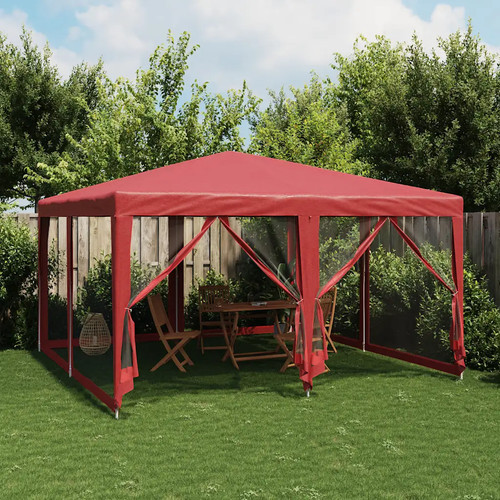 Walplus red party tent - walplus, 4x4m