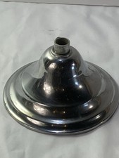 Antique Art Deco Chrome  Cup Ceiling Rose For Chandelier Lighting Project