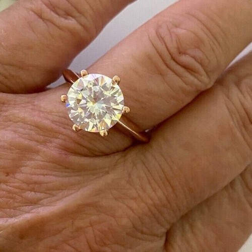 Diamonique 4ct solitare - diamonique,