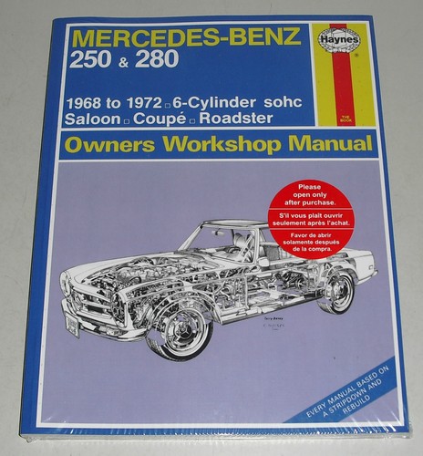 Repair manual mercedes benz - repair,