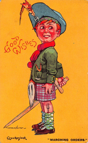 Postcard comic crackerjack - postcard,