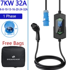 32A Protable EV Charging Cable
