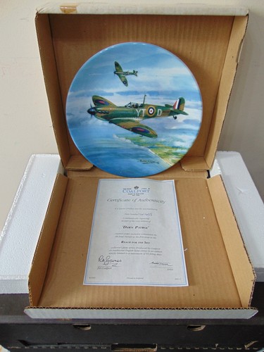 Coalport raf war plane plate - ,