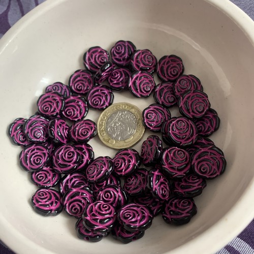 Job lot acrylic beads - beads, mix