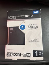 Western Digital My Passport Ultra Portable External Hard Drive 1TB