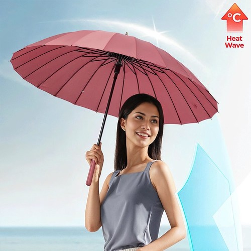 Pink windproof strong large - strong,