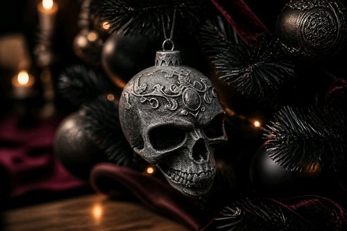 Gothic christmas tree - christmas,