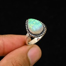 Natural Ethiopian Opal Ring