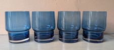 Set of 4 Blue Drinking Glasses from John Lewis