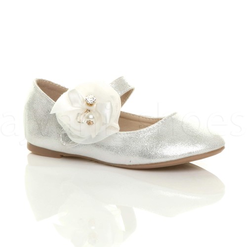 Girls kids childrens flat mary - girls,