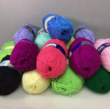 WOOL / YARN MYSTERY BAG JOBLOT 1 kg  Knitting and Crochet Double Knit / Chunky