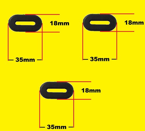 Rubber side panel grommets for - side,