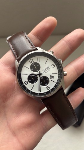 Lorus panda dial chronograph - lorus,