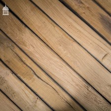 Planed Reclaimed Norfolk Broads Black Bog Oak Floor Boards Wall Cladding