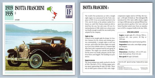 Isotta fraschini 1919 35 - -, 1919-35
