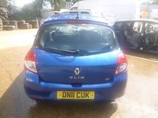 RENAULT CLIO MK3 FACELIFT HATCHBACK 2009-12 REAR BUMPER BLUE  *BREAKING SPARES*